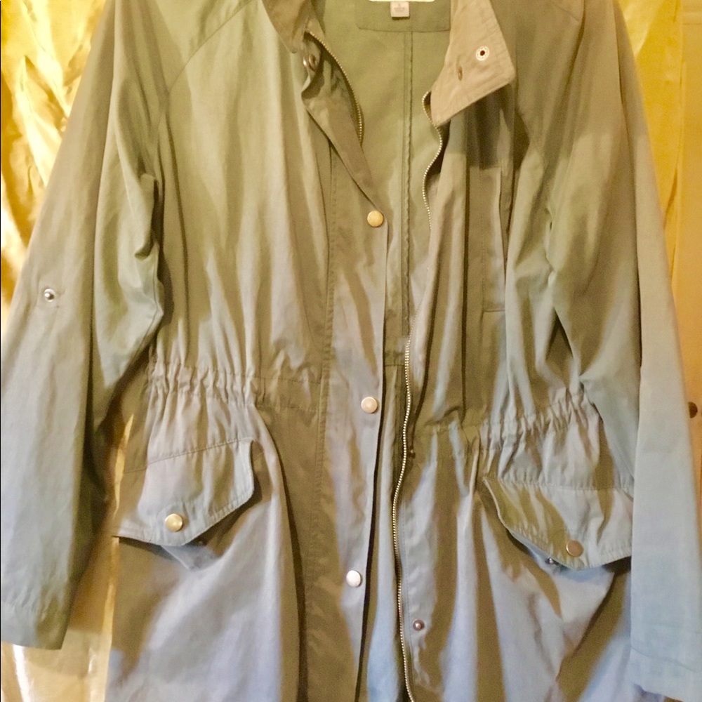 Khaki light weight stylish jacket